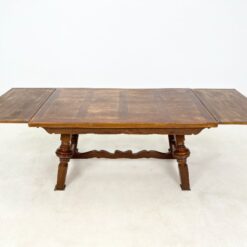 Ąžuolinis prailginamas valgomojo stalas 95×152+(2×50)x76 cm