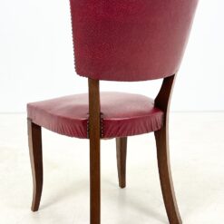 Ąžuolinės kėdės su eko oda 6 vnt. komplektas 57x52x88 cm, 45 cm