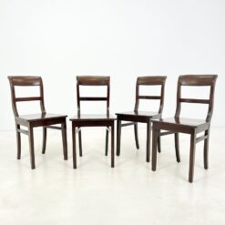 Ąžuolinės kėdės 4 vnt. komplektas 50x45x89 cm, 48 cm