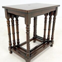 Mediniai lizdiniai staliukai 3 vnt. komplektas 39,5×59,5×61,5 cm