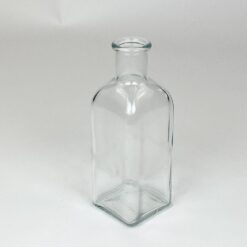 Stiklinis butelys 450 ml 7x7x19,5 cm