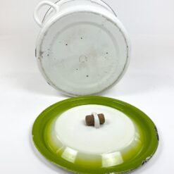 Metalinis emaliuotas puodas su dangčiu 27,5x33x24 cm