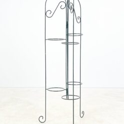 Metalinis provanso stiliaus stovas vazonams 47x47x120 cm