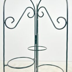 Metalinis provanso stiliaus stovas vazonams 47x47x120 cm