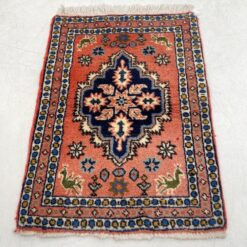 Vilnonis rankų darbo kilimėlis 63x42x1 cm