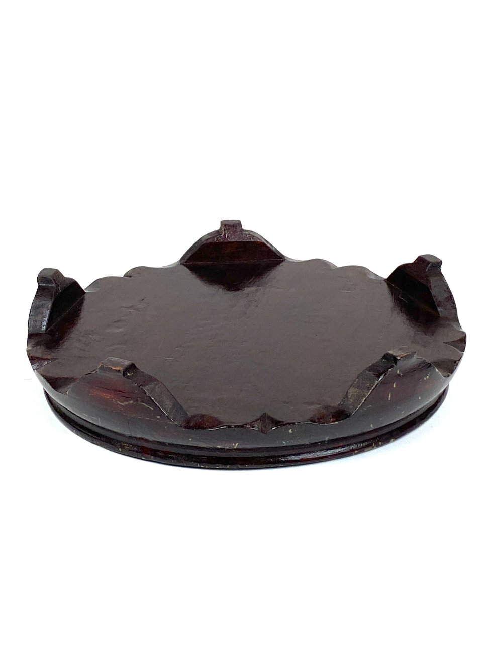 HK1490-kiti-indai-4 Rytietiškas medinis vazono arba vazos padėkliukas 23,5×23,5×5,5 cm