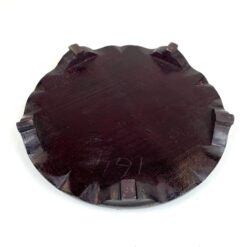 Rytietiškas medinis vazono arba vazos padėkliukas 25x25x5,5 cm