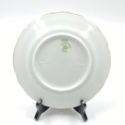 Porcelianinė “Limoges” lėkštė su žuvų atvaizdu 21,5×21,5×2,5 cm