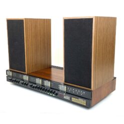 Bang & Olufsen Beomaster 4000 stiprintuvas ir radijo imtuvas su dviejomis garso kolonėlėmis
