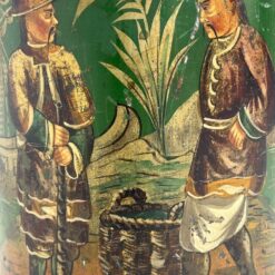 Iš senovinio Parnall & Sons indo pagamintas pastatomas šviestuvas 60x60x91 cm