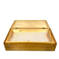 Vintažinė medinė dėžė 25,5x48x11,6 cm