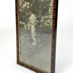 Vintažinė moters nuotrauka mediniame rėme su stiklu 1x17x25 cm