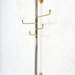 Sieninė vertikaliai kabinama keturių kabliukų kabykla 26x8x96,5 cm