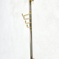 Sieninė vertikaliai kabinama keturių kabliukų kabykla 26x8x96,5 cm