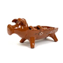 Keramikinis paršelio formos dešrelių grilius 26x12x13 cm
