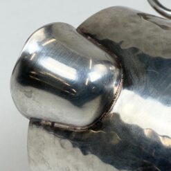 WMF sidabruoto metalo ąsotėlis su dangteliu 180 ml 8,5x10x7,5 cm