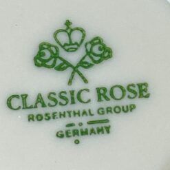 Porcelianinis Rosenthal serijos Classic Rose serviravo dubenėlis 20x20x6 cm