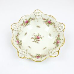 Porcelianinis Rosenthal serijos Moliere Moosrose serviravo dubenėlis 19,5x19,5x6 cm