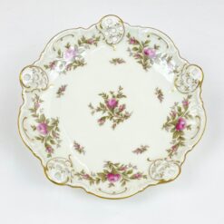 Porcelianinė Rosenthal serijos Moliere Moosrose serviravo lėkštutė ant trijų kojelių 20x20x6 cm