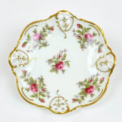 Porcelianinė Rosenthal serijos Moliere Moosrose lėkštelė 10,5x10,5x2,5 cm