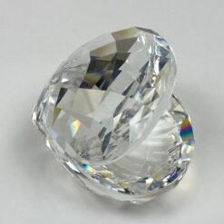 Krištolinė “Swarovski” statula kriauklė su perlu A 7624 Nr 055 000 su originalia dėžute 6,5×6,5×5 cm
