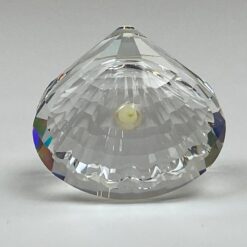 Krištolinė “Swarovski” statula kriauklė su perlu A 7624 Nr 055 000 su originalia dėžute 6,5×6,5×5 cm