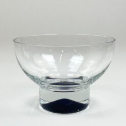 Vintažinis stiklinis serviravimo dubenėlis 14x14x9,5 cm