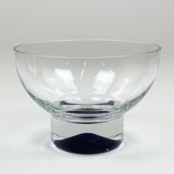 Vintažinis stiklinis serviravimo dubenėlis 14x14x9,5 cm