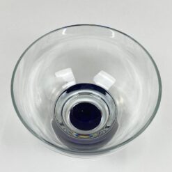Vintažinis stiklinis serviravimo dubenėlis 14x14x9,5 cm