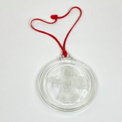Walther Glas stiklinė pakabinama dekoracija su angelo atvaizdu 2x13x14,5 cm
