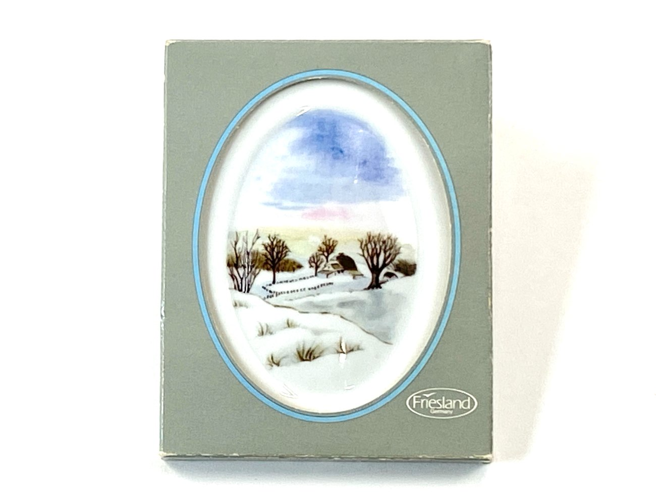 HN2386-gamtos-peizazai-2 Porcelianinis Friesland paveiksliukas – žiemos peizažas 1×9,5×12 cm