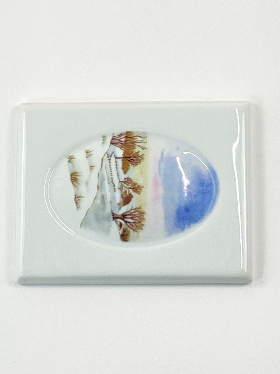 HN2386-gamtos-peizazai-5 Porcelianinis Friesland paveiksliukas – žiemos peizažas 1×9,5×12 cm