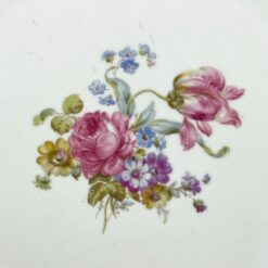 Porcelianinė Fürstenberg serviravimo lėkštė su gėlių atvaizdais 28x28x3,5 cm
