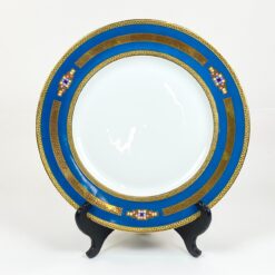 Porcelianinė Gräf & Krippner art deco laikotarpio lėkštė 28x28x2,5 cm
