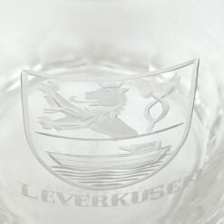 Bayer Leverkusen suvenyrinė stiklo stiklinė 290 ml 7,5×7,5×9,8 cm