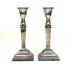 Metalinės žvakidės 2 vnt. komplektas 9,5x9,5x22,5 cm