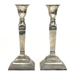 Metalinės žvakidės 2 vnt. komplektas 9,5×9,5×22,5 cm