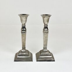 Metalinės žvakidės 2 vnt. komplektas 9,5×9,5×22,5 cm