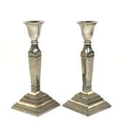 Metalinės žvakidės 2 vnt. komplektas 9,5×9,5×22,5 cm