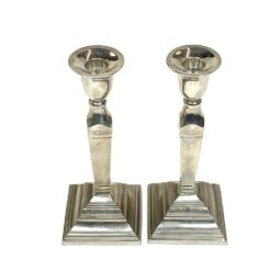 Metalinės žvakidės 2 vnt. komplektas 9,5×9,5×22,5 cm
