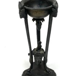 Bronzinė žvakidė – smilkalinė 8,5×8,5×18 cm