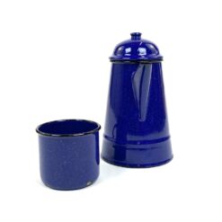 Metaliniai emaliuoti arbatinukas 1100 ml ir puodelis 350 ml 2 vnt. kompl.