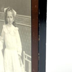 Senovinė dviejų mergaičių nuotrauka (aut. Gustav Brandt, Brėmenas) mediniame rėme su stiklu 1x12x18,5 cm