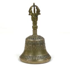 Tradicinis Tibeto budistų rankinis varpas 9,5×9,5×16,5 cm