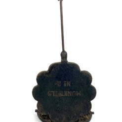 Senovinė švediška Munktells No. 2 čirvinių blynų keptuvė iš ketaus 44,5×22,5×2,5 cm