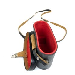Vintažiniai Binocular, Porro prism, Central focusing (BPC) žiūronai su odiniu dėklu