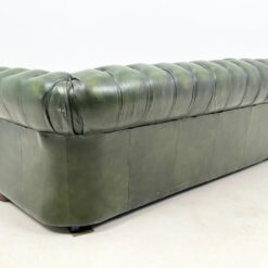 Chesterfield stiliaus natūralios odos trivietė sofa 96x211x75 cm, 44 cm