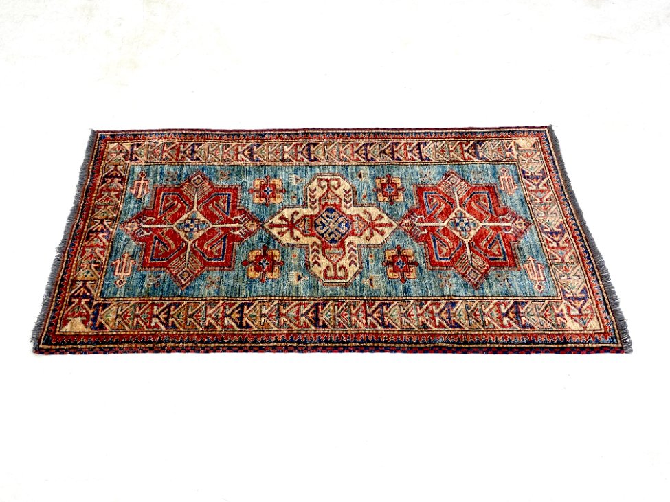 DR0447-kilimai-3 Vilnonis rankų darbo kilimas 141x83x0,5 cm