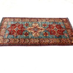 Vilnonis rankų darbo kilimas 141x83x0,5 cm