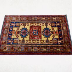 Vilnonis rankų darbo kilimas 118x83x0,5 cm